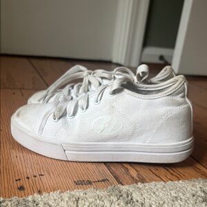 Heelys Kids White Canvas Sneakers